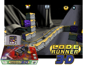 Lode Runner 3-D (USA) Cover